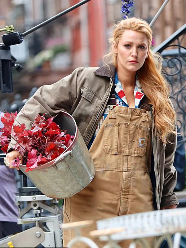 It Ends With Us Blake Lively Grey Carhartt Jacket