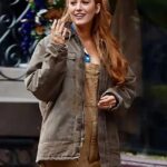 Blake Lively It Ends with Us Grey Jacket