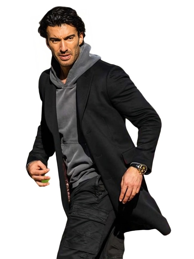 Justin Baldoni It Ends with Us Black Coat