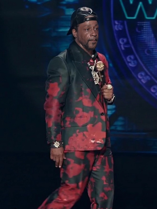 Katt Williams Woke Foke Black and Red Suit