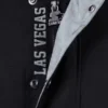 Las Vegas Raiders Black & Grey Half-Zip Starter Jacket