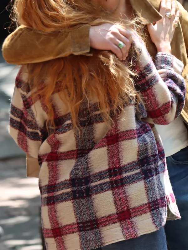 Lily Bloom Plaid Jacket It Ends With Us