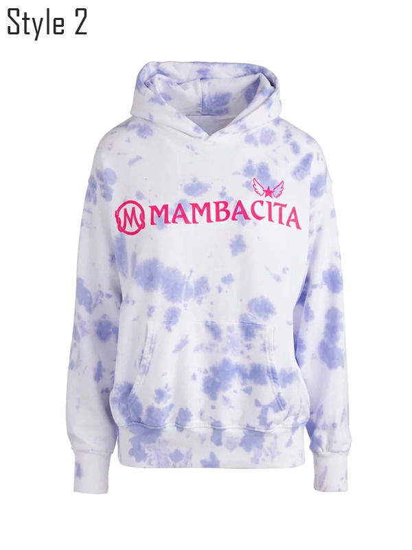 Mambacita Purple and White Hoodie