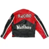 Marlboro Black & Red Racing Leather Jacket