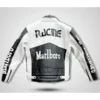 Marlboro Black & White Racing Leather Jacket