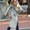 Materialists Dakota Johnson Beige Coat