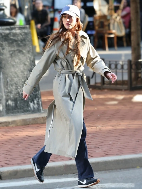 Materialists Dakota Johnson Beige Coat