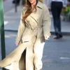 Materialists Dakota Johnson Beige Trench Coat