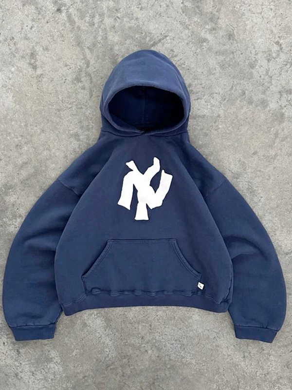 NY Noodle Akimbo Blue Pullover Hoodie