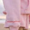 PINK PALM PUFF HOODIE CHASING SUNSET