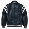 Pelle Pelle Black Encrusted Varsity Jacket