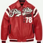 Pelle Pelle Encrusted Varsity Leather Jacket