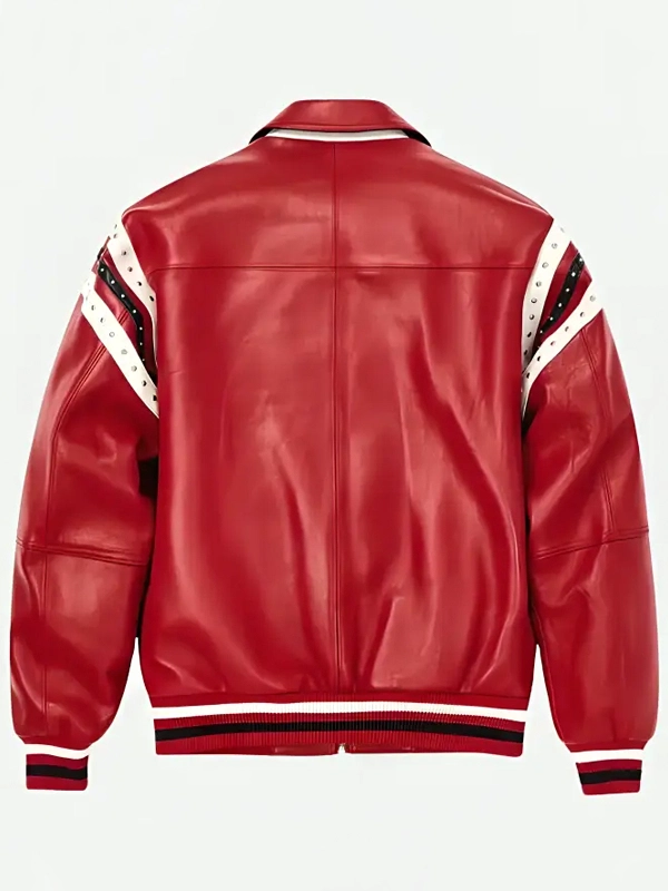 Pelle Pelle Encrusted Varsity Leather Jacket | Pelle Pelle Jacket