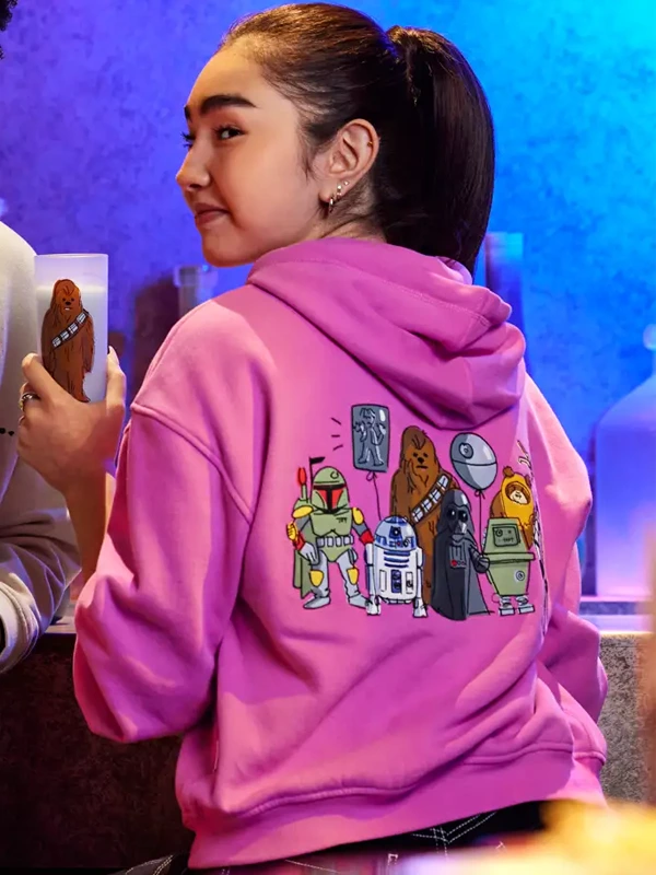 Pink Star Wars Artist Series Zip-Up Hoodie