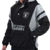 Raiders Half-Zip Jacket