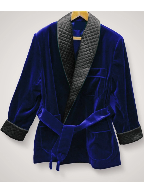 Roselli Blue Smoking Jacket