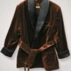 Roselli Brown Smoking Jacket