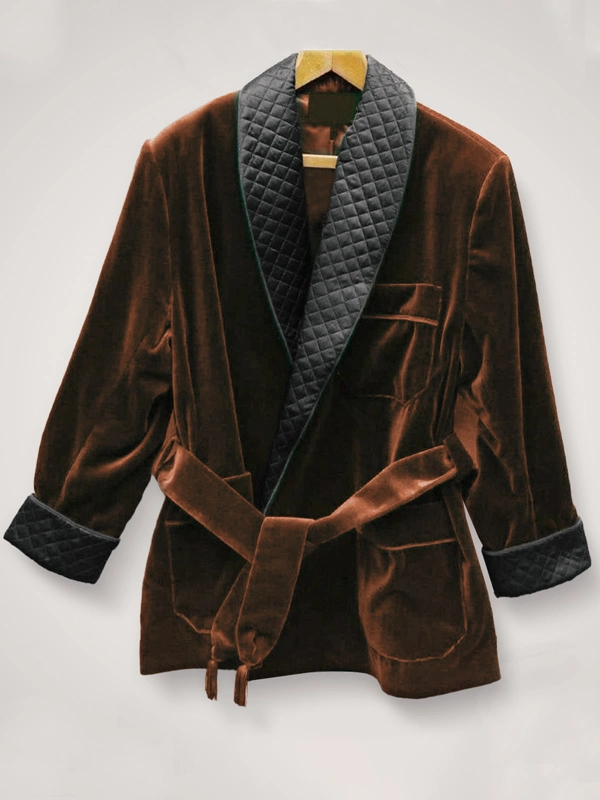 Roselli Brown Smoking Jacket