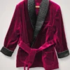 Roselli Pink Smoking Jacket