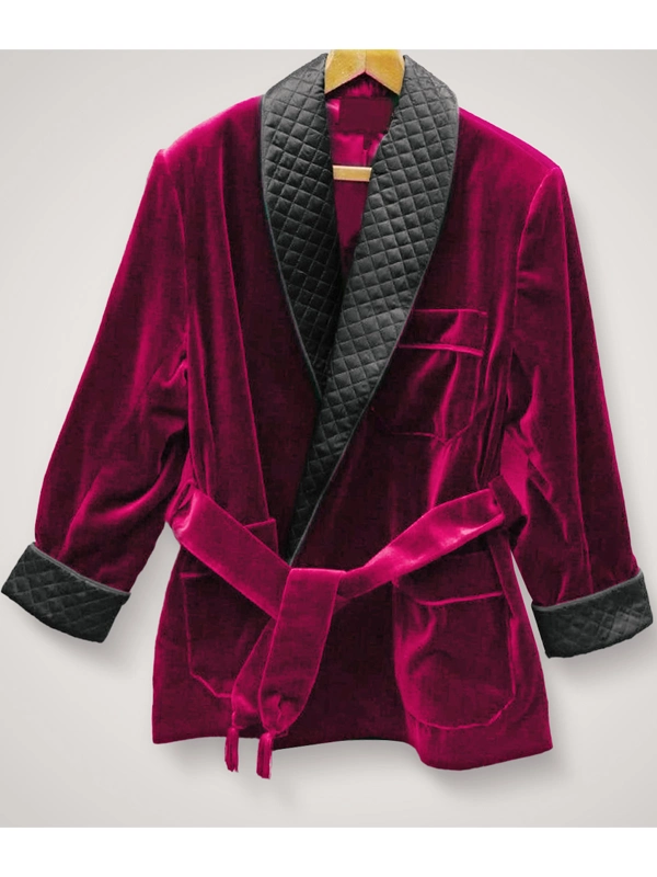 Roselli Pink Smoking Jacket