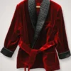 Roselli Smoking Jacket Red