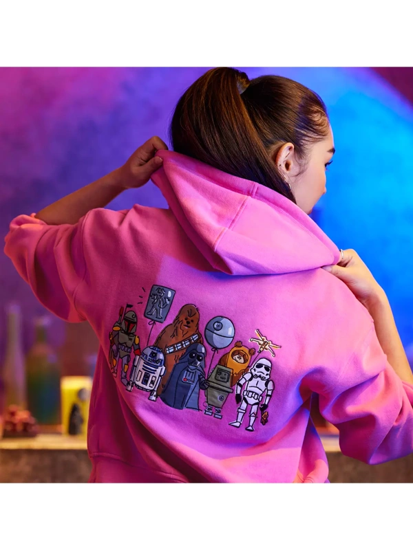 Star Wars Artist Series Zip Hoodie Pink