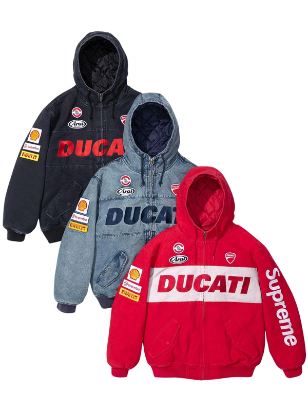 Supreme Ducati Hooded Racing Jacket