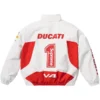 Supreme Ducati White Track Jacket