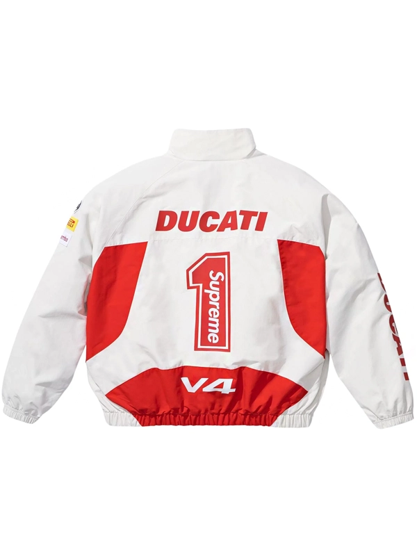 Supreme Ducati White Track Jacket