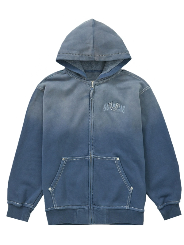 Supreme True Religion Blue Zip-Up Hoodie