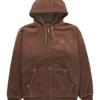 Supreme True Religion Brown Zip-Up Hoodie