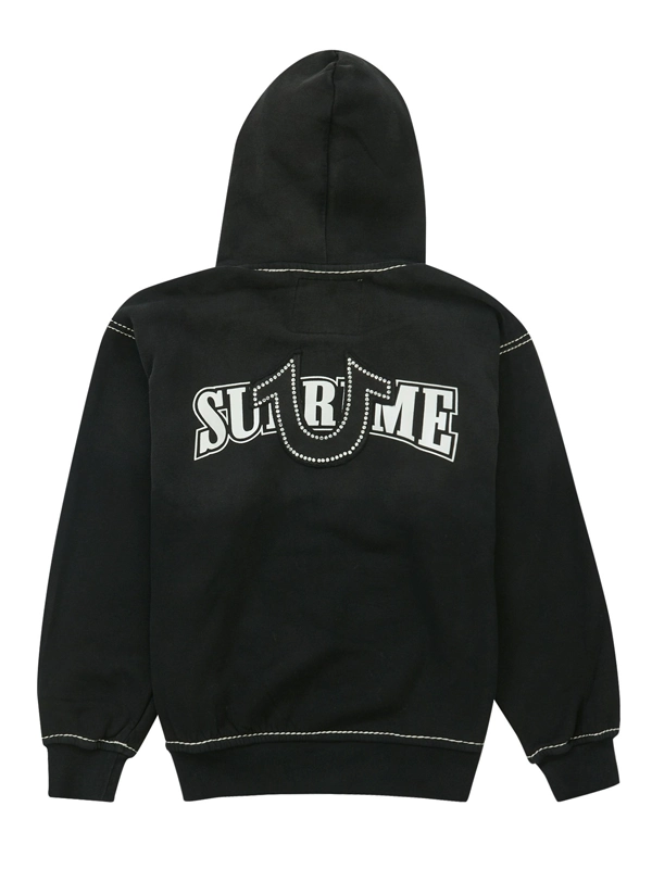 Supreme True Religion Zip-Up Hoodie Black