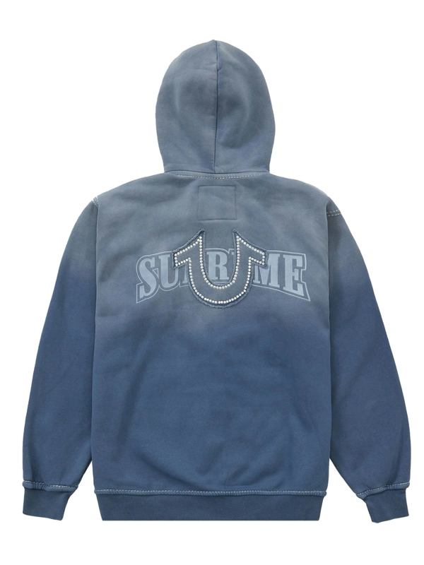 Supreme True Religion Zip-Up Hoodie Blue