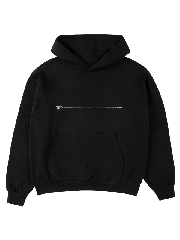 THE TORTURED POETS DEPARTMENT SPOTIFY BLACK HOODIE