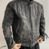 TRAVIS SCOTT JUNTAE KIM LEATHER JACKET