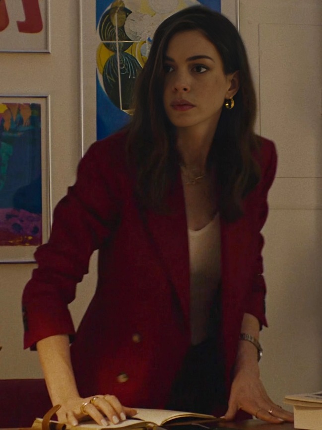 The Idea of You Anne Hathaway Red Blazer