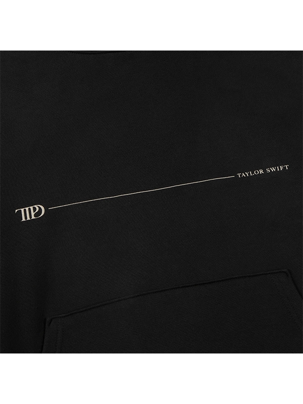 The Tortured Poets Department Spotify Exclusive Black Hoodie