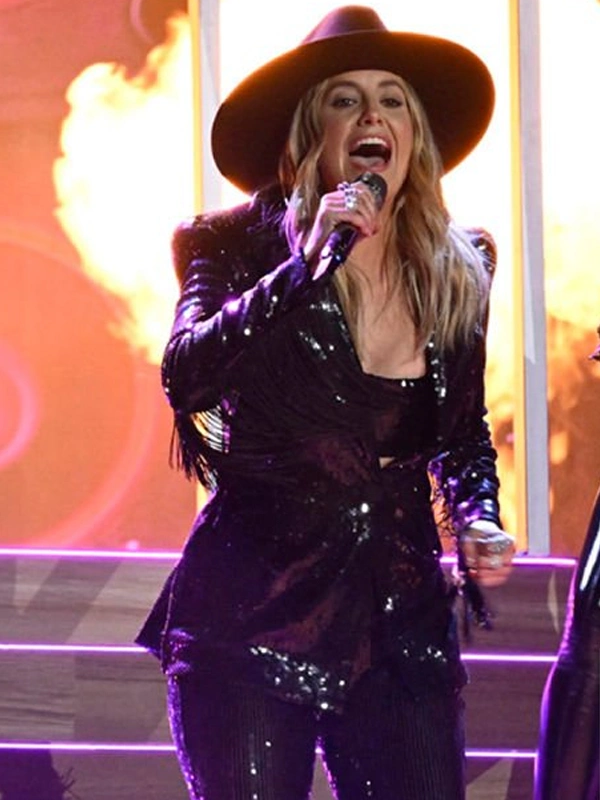 The Voice S25 Finale Lainey Wilson Fringe Blazer