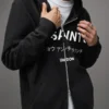 Underground Oversized Zip-Up Hoodie