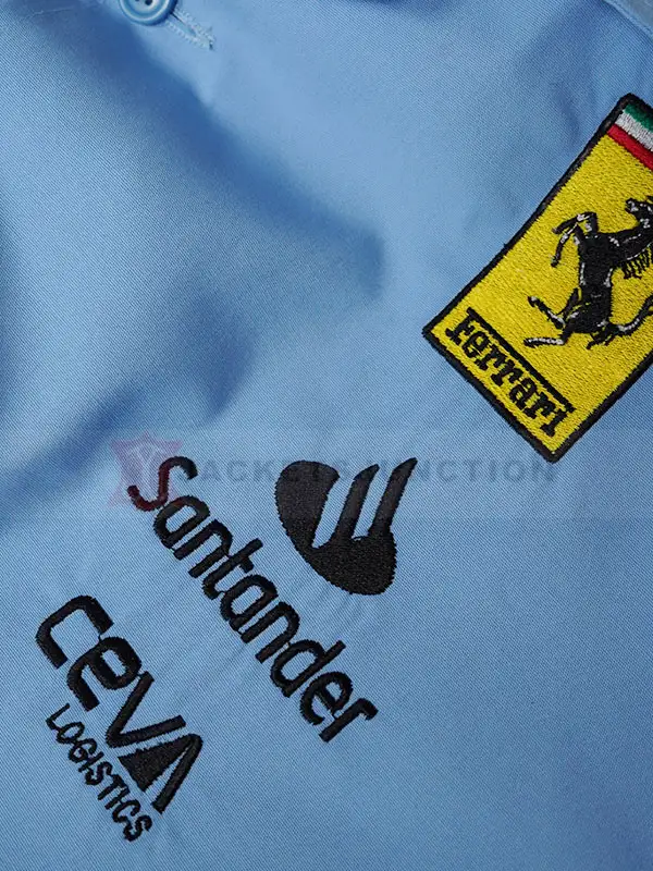 ferrari racing blue miami grand prix shirt