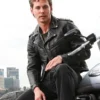 Austin Butler The Bikeriders Press Conference Black Leather Jacket