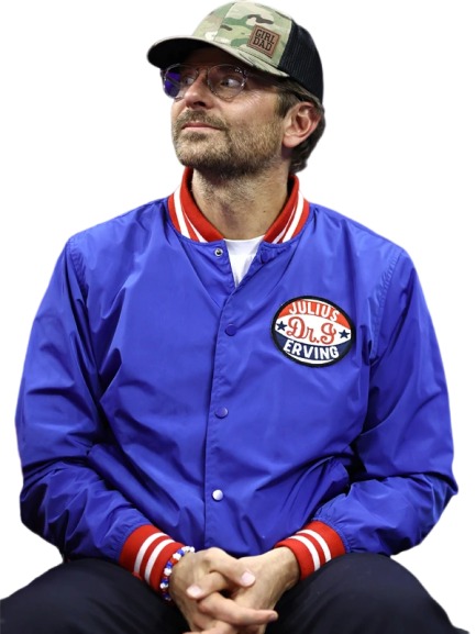 Bradley Cooper Julius Dr.J Erving Bomber Jacket