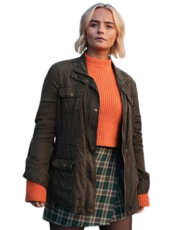 Doctor Who Millie Gibson Green Cotton Jacket