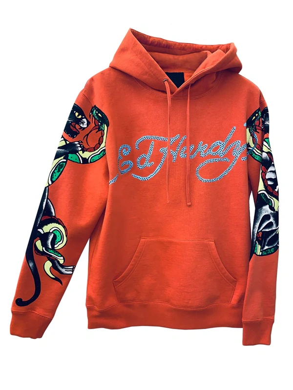 Ed Hardy UO factory Exclusive Snake Embellished hoodie size small