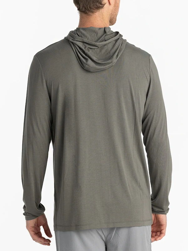 FreeFly Men's Bamboo Lightweight Hoodie Grey