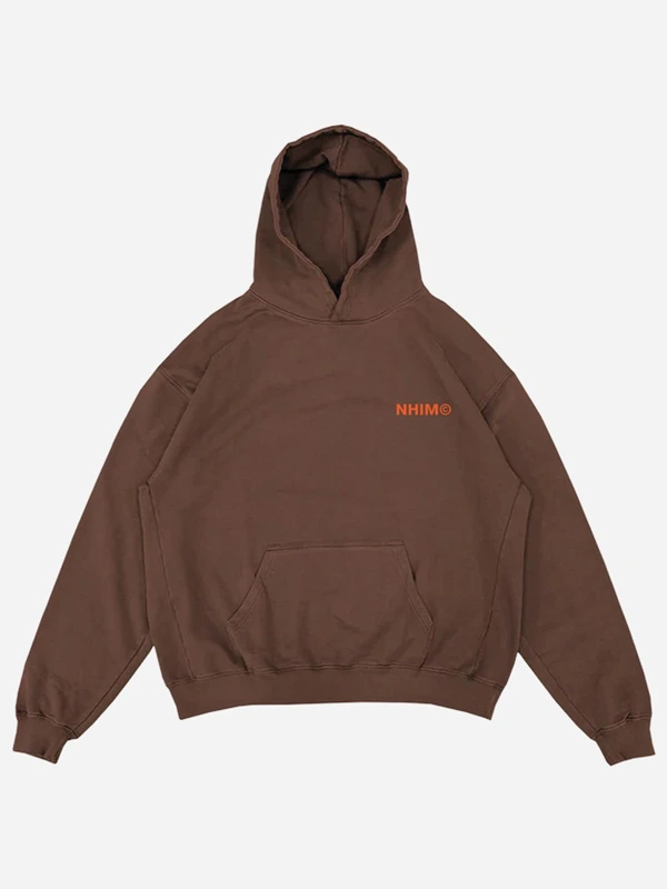 God Is Everywhere Brown Hoodie