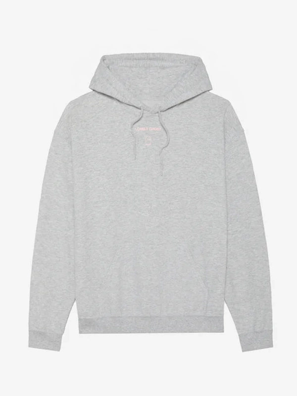 Lonely Ghost Text Me When You Get Home Grey Hoodie