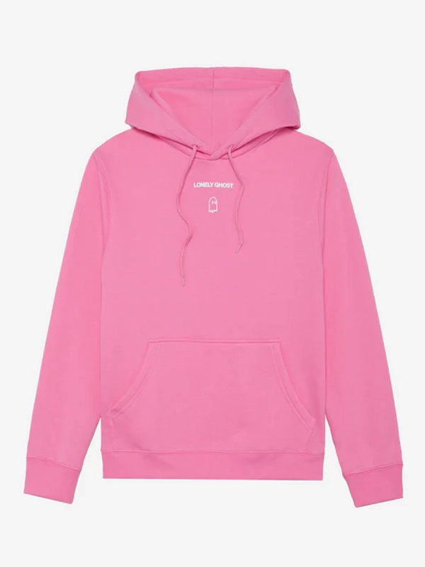 Lonely Ghost Text Me When You Get Home Pink Hoodie