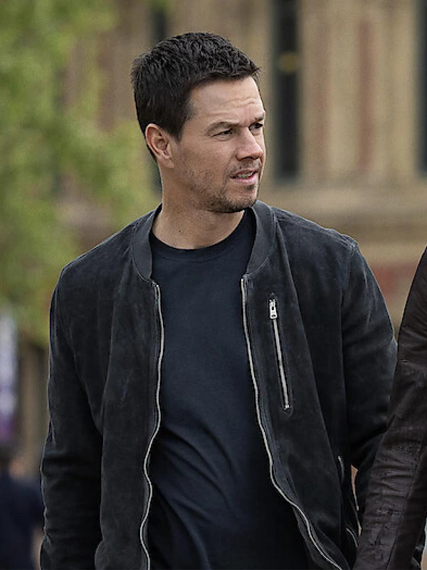 Mark Wahlberg The Union Suede Bomber Jacket