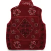 Mutimer Rug Printed Red Vest